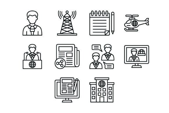 10 Journalism Icons: Enhance Visual Storytelling