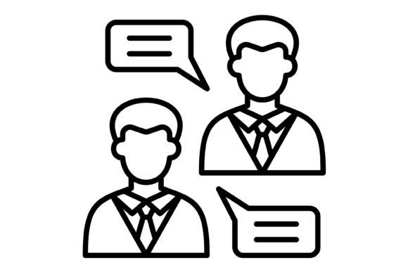 Chatting Outline Icon: A Visual Language for Modern Communication