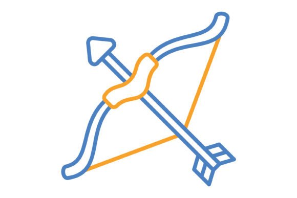 Evaluating the Archery Blue Orange Line Icon Set for Your Projects