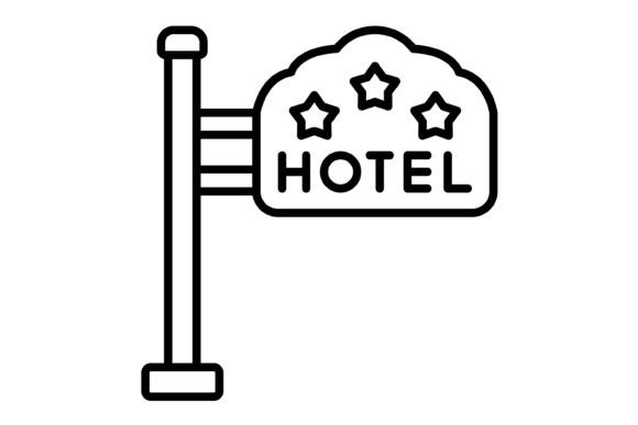 Hotel Sign Outline Icon: The Definitive Guide for Digital and Print Design