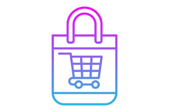 Master Your Visuals: Retail Line Gradient Icon Collection