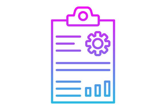 Mastering Visual Communication with Project Plan Line Gradient Icons