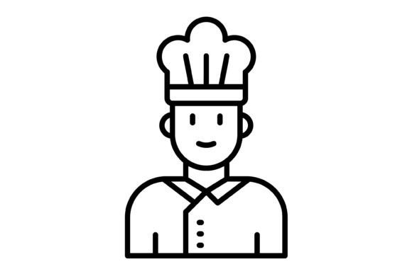 Strategic Visual Communication: Leveraging the Chef Outline Icon