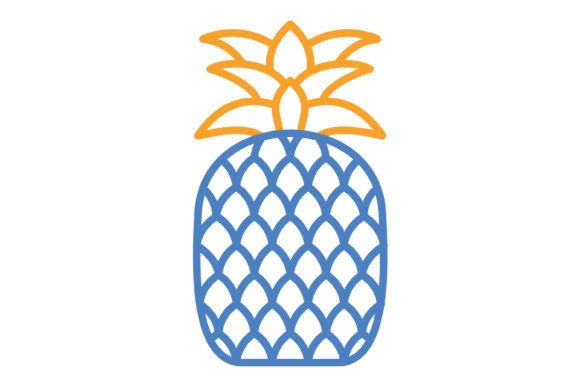 The Pineapple Blue Orange Line Icon: A Strategic Asset for Modern Digital Interfaces
