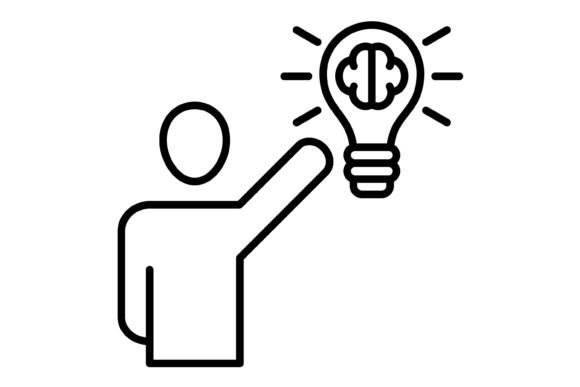Thinking Outline Icon: The Ultimate Vector Set for Modern Digital Design