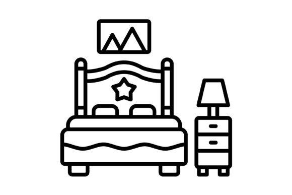Visual Clarity in the Digital Age: The Functional Role of Bedroom Outline Iconography
