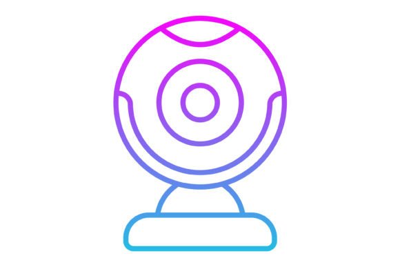 Webcam Line Gradient Icon: The Modern Visual Solution for Every Project